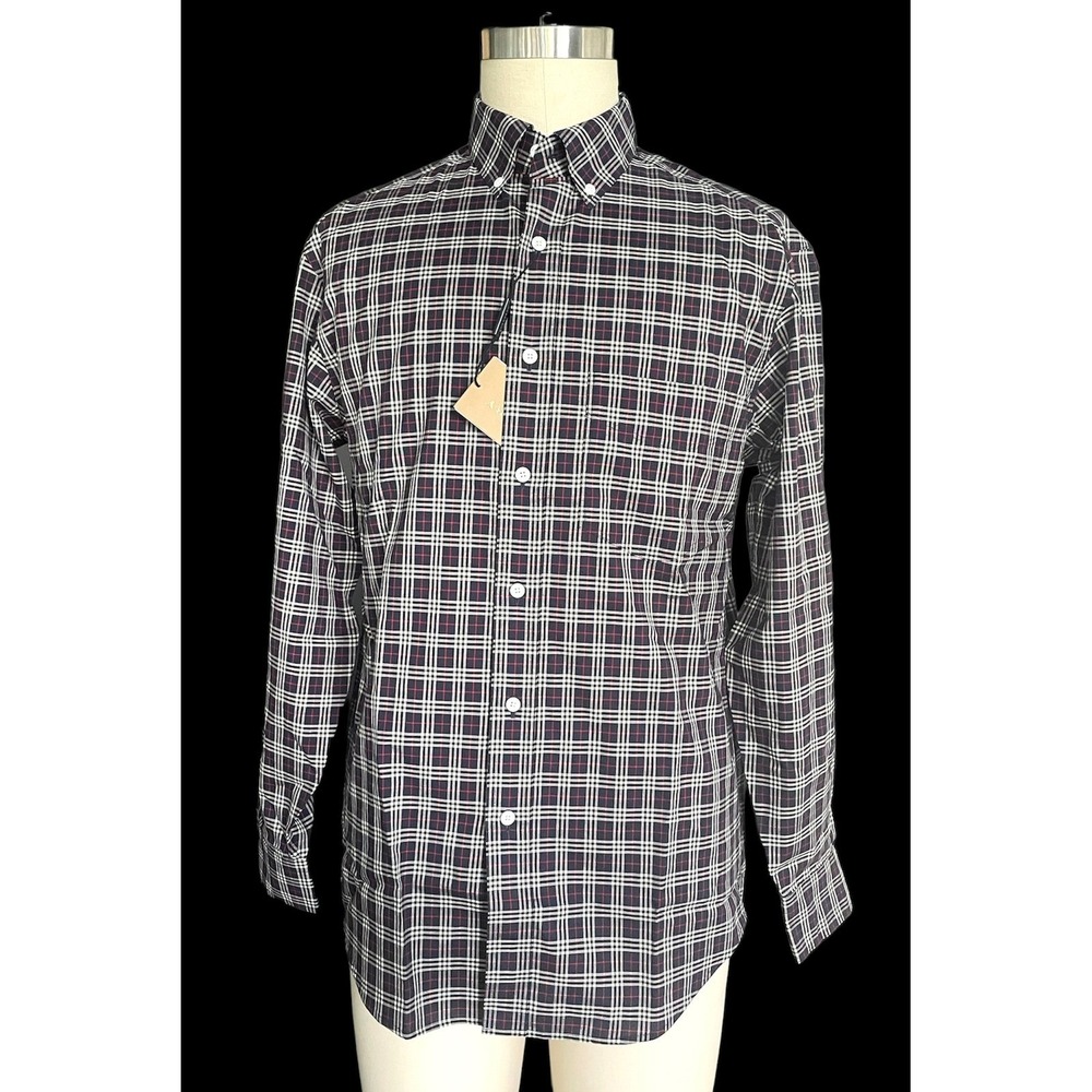 Burberry Jameson Men's Cotton Britcheck Shirt, Large